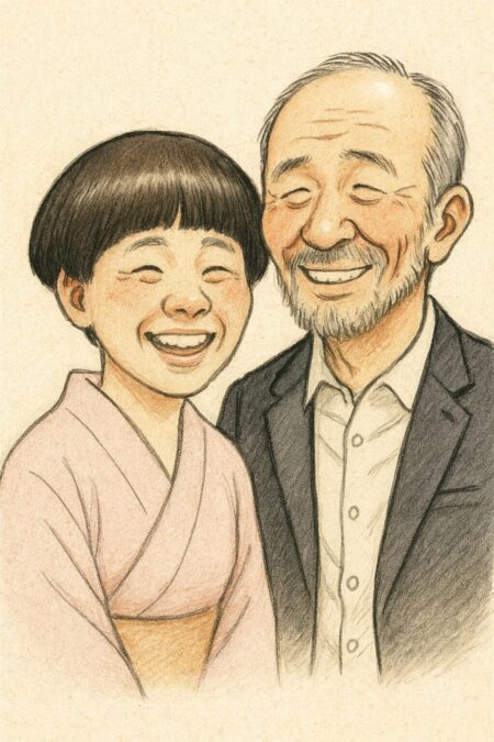桂二葉と旦那