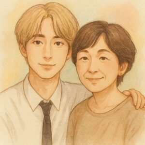 坂口健太郎と母