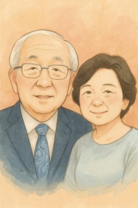 田崎史郎と妻