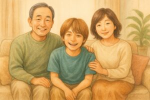 中間淳太と家族