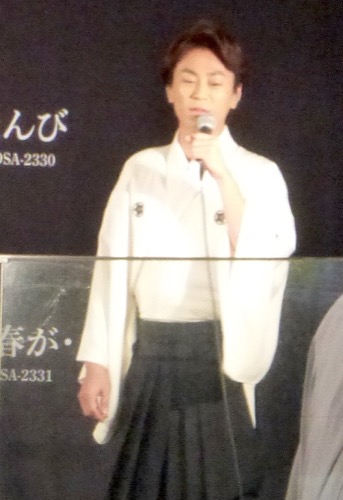 2017年、和装でイベントに登場した氷川きよしさん